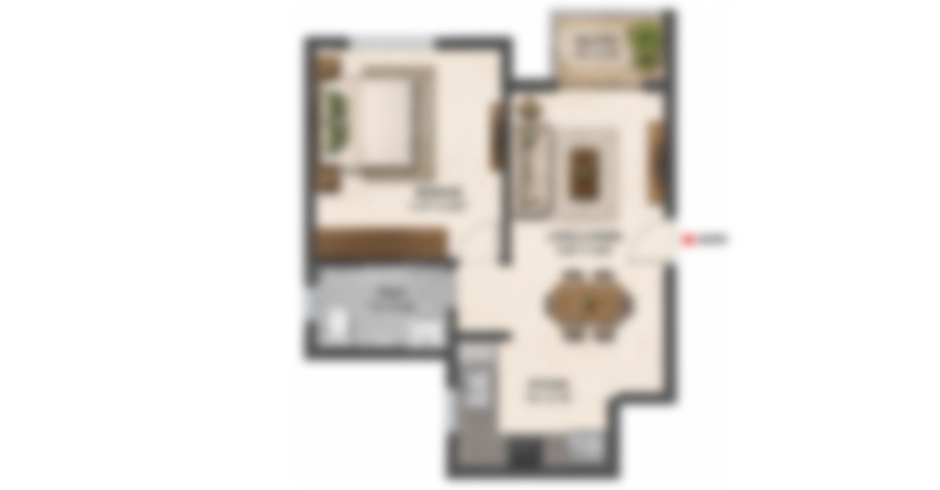 Skycity Bhiwandi 2 BHK Floor Plans